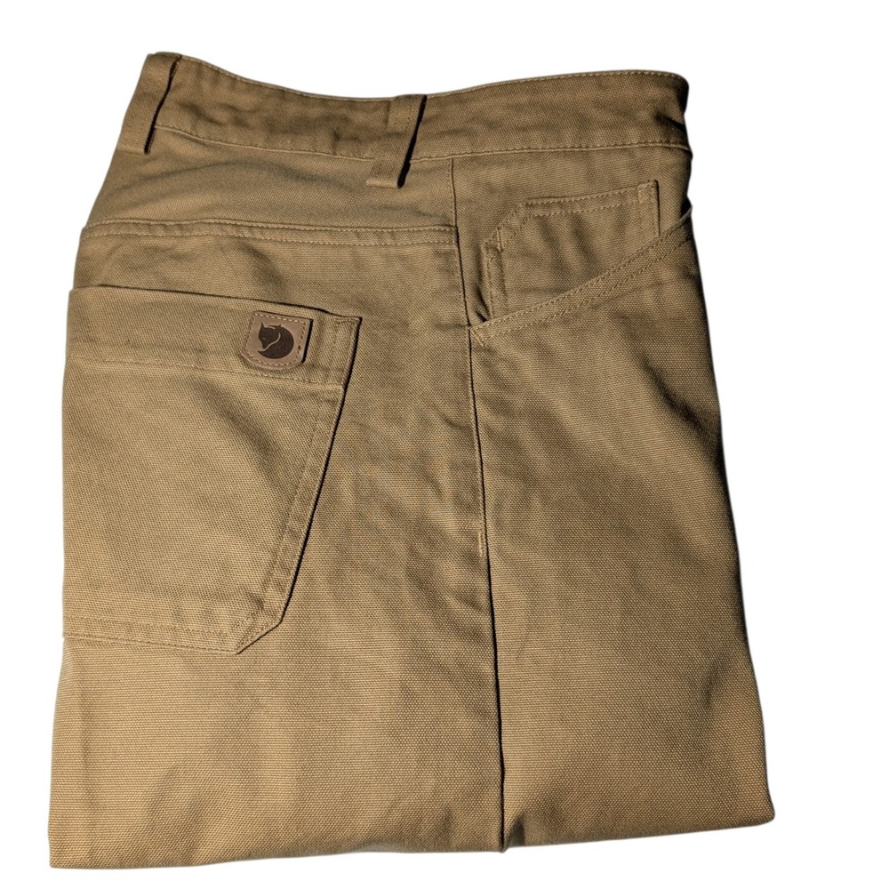 Fjallraven Greenland Canvas Jeans Buckwheat Brown G 1000 Outdoor Mens Size 29